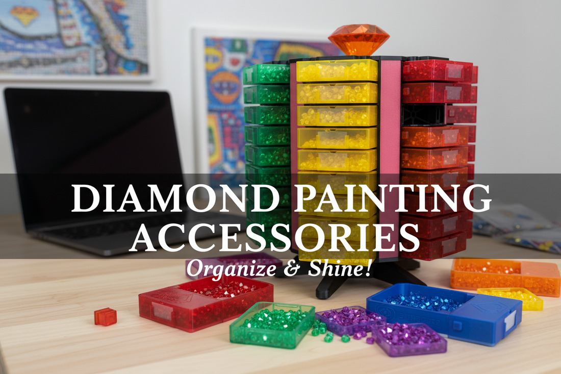 Accessoires Diamond Painting imprimés en 3D : organisez vos perles strass comme une pro