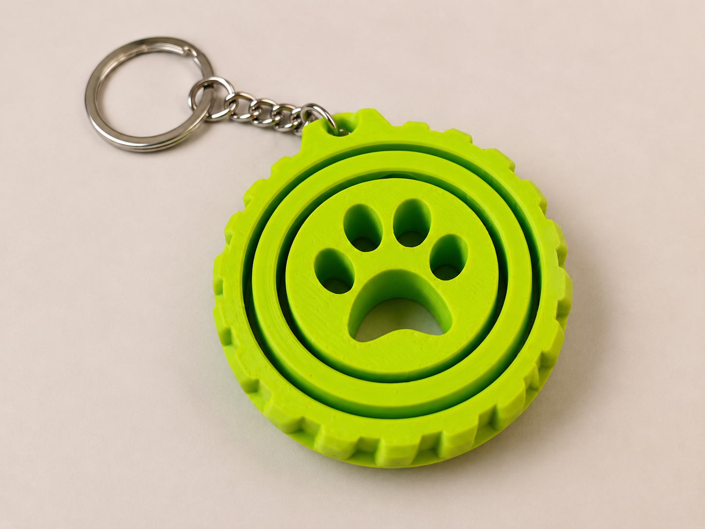 🔄 Porte-clé Gyro imprimé en 3D 🔄