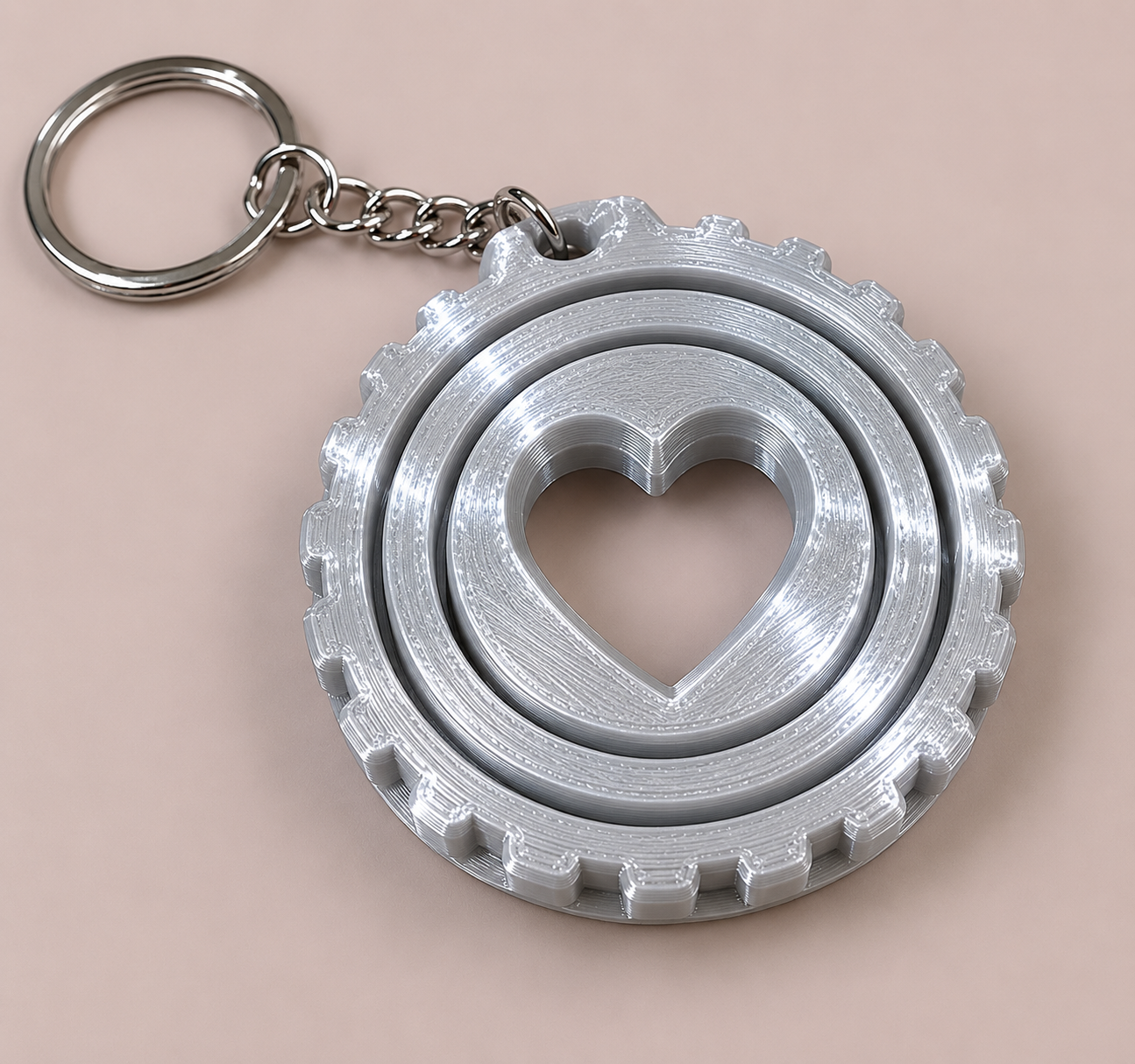 🔄 Porte-clé Gyro imprimé en 3D 🔄