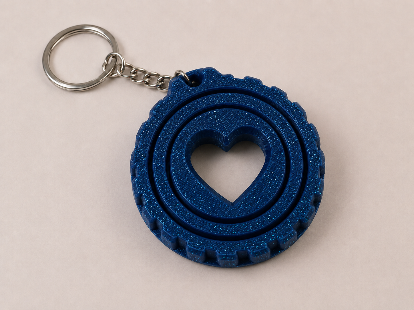 🔄 Porte-clé Gyro imprimé en 3D 🔄
