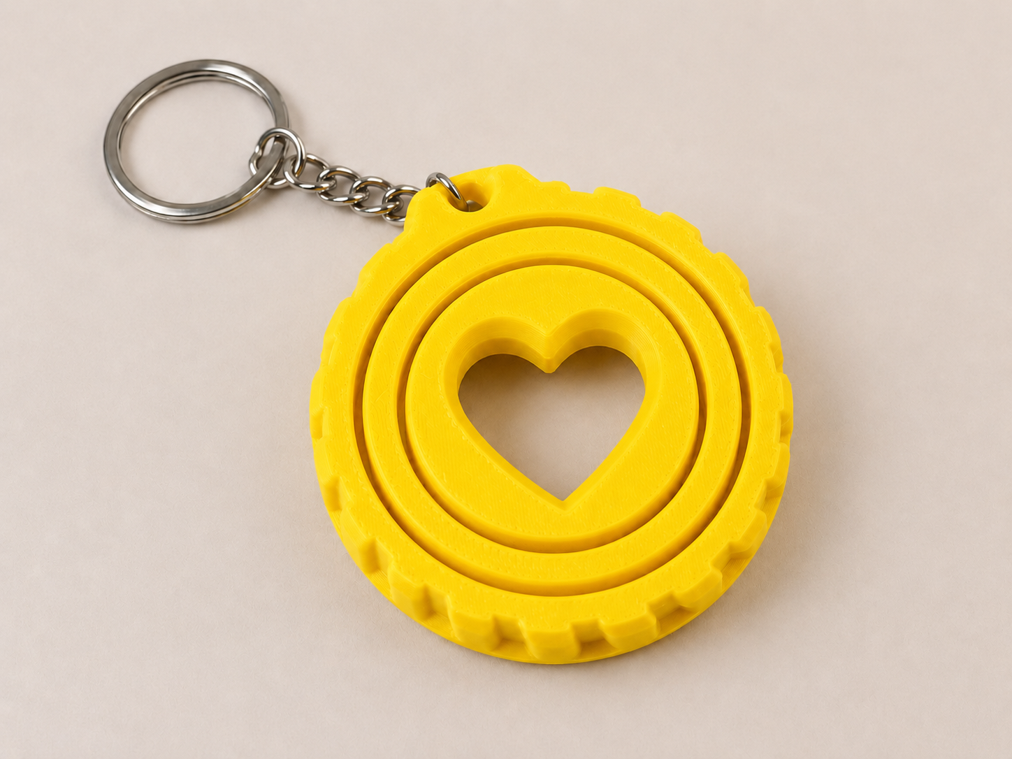 🔄 Porte-clé Gyro imprimé en 3D 🔄