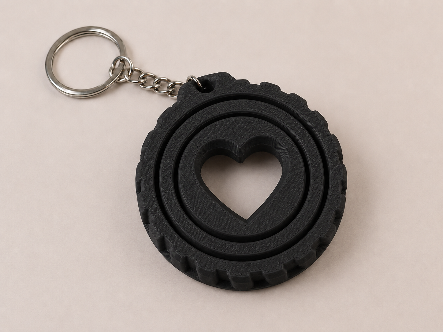 🔄 Porte-clé Gyro imprimé en 3D 🔄