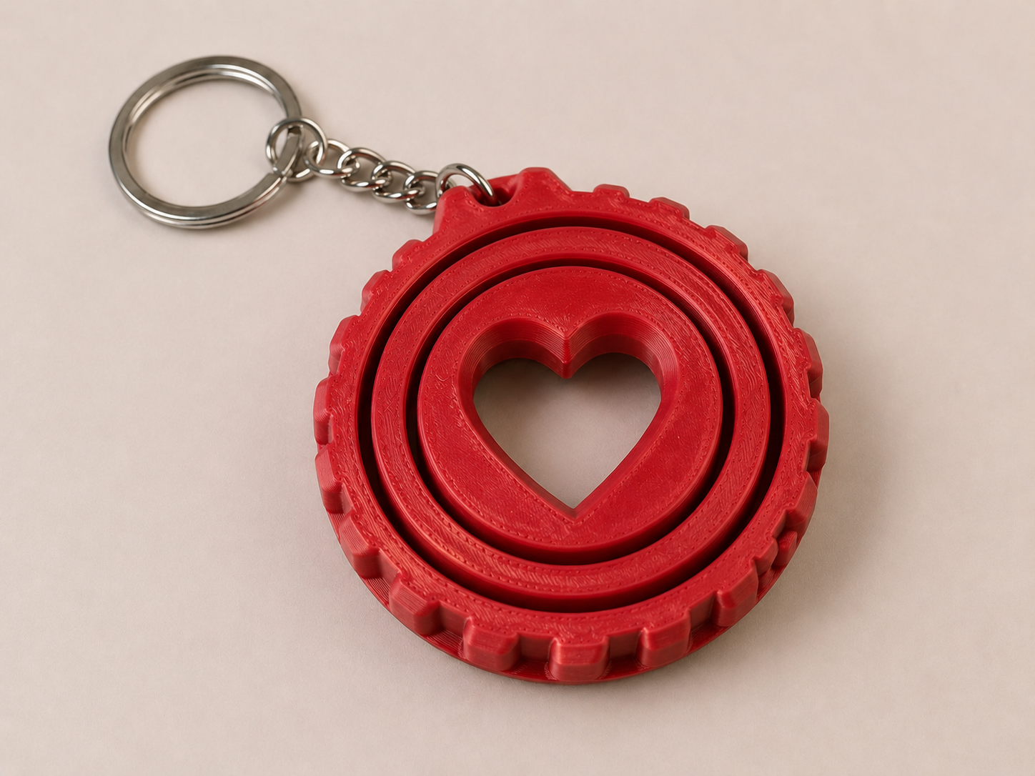 🔄 Porte-clé Gyro imprimé en 3D 🔄