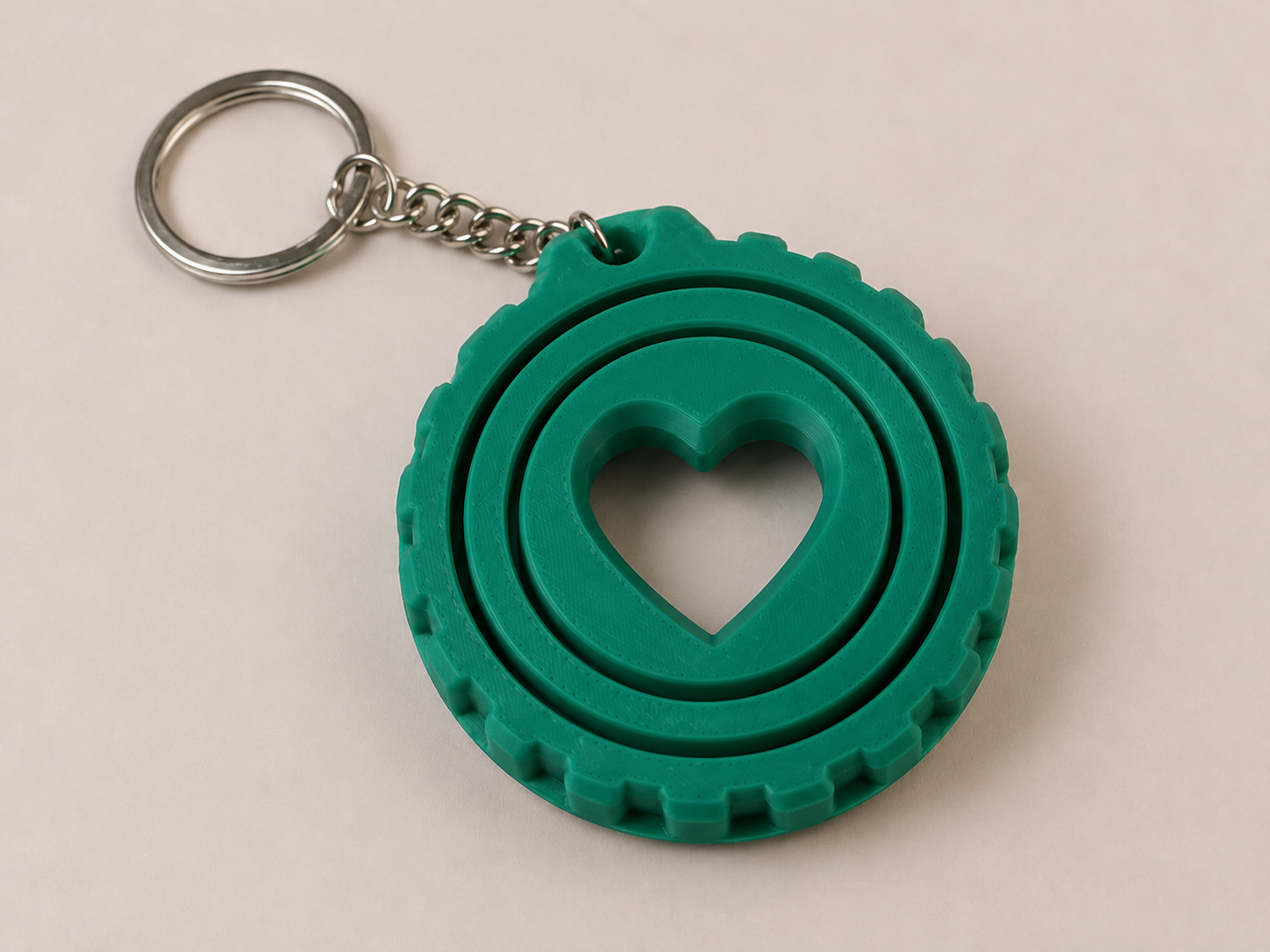 🔄 Porte-clé Gyro imprimé en 3D 🔄