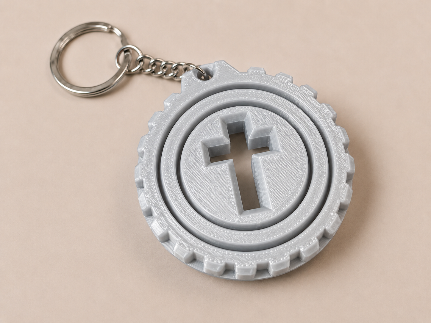🔄 Porte-clé Gyro imprimé en 3D 🔄