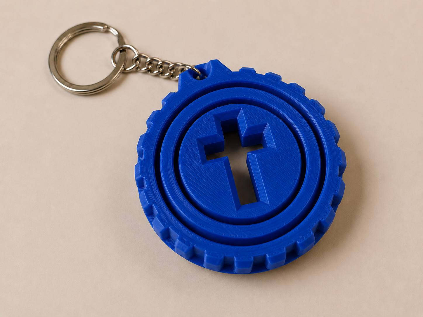 🔄 Porte-clé Gyro imprimé en 3D 🔄