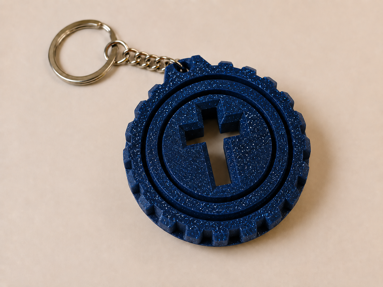 🔄 Porte-clé Gyro imprimé en 3D 🔄