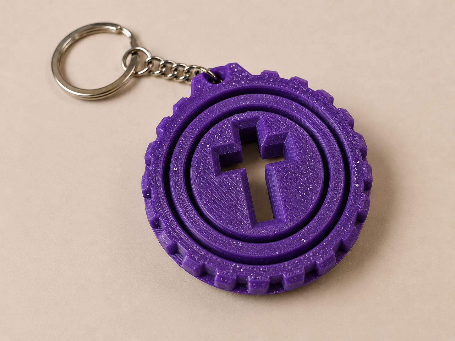 🔄 Porte-clé Gyro imprimé en 3D 🔄
