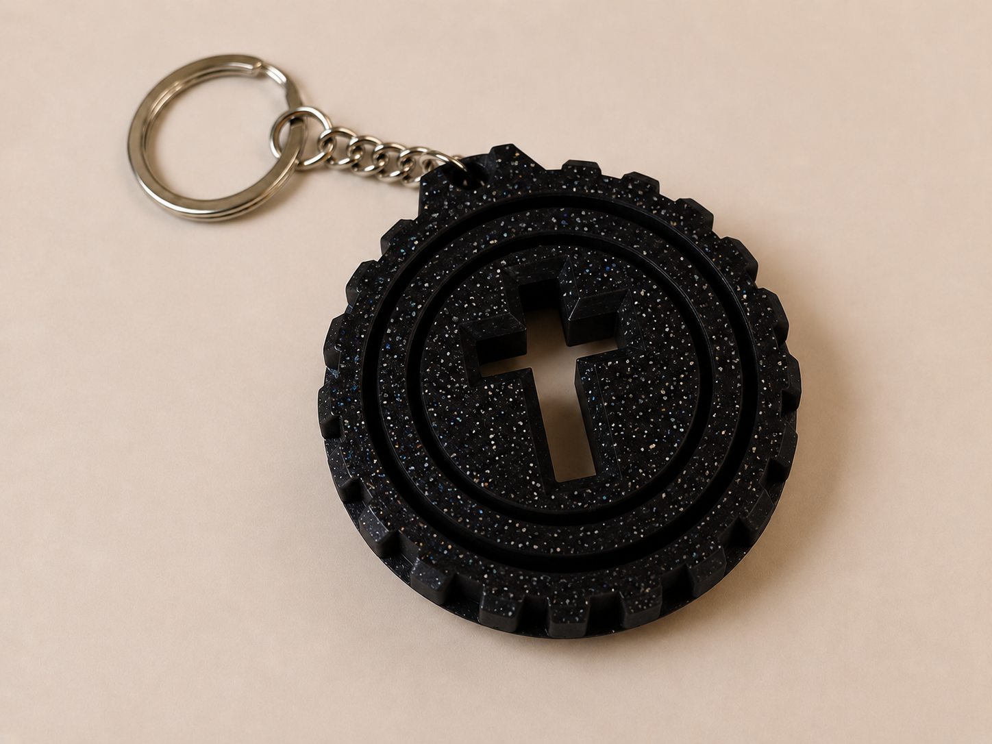🔄 Porte-clé Gyro imprimé en 3D 🔄