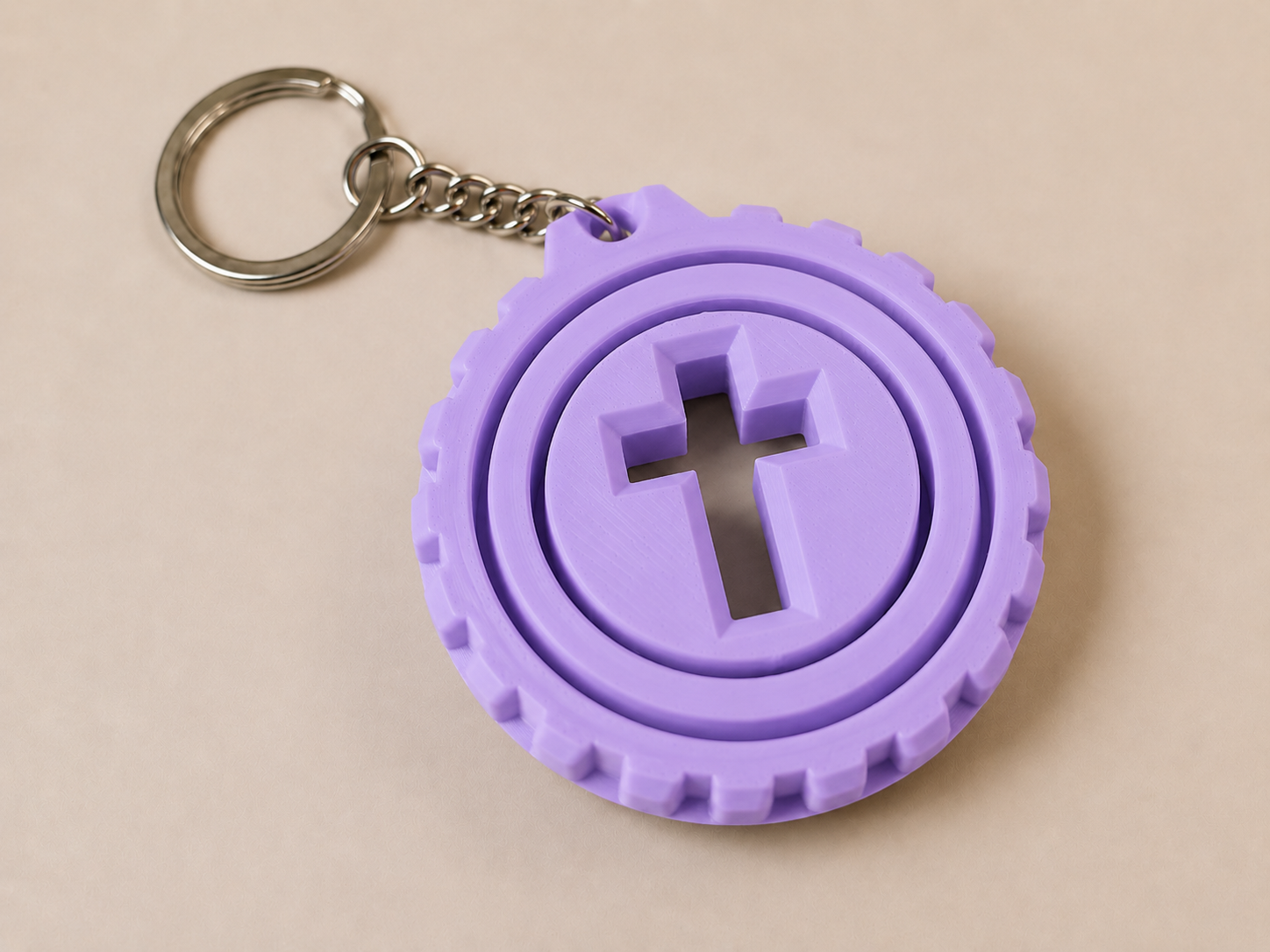 🔄 Porte-clé Gyro imprimé en 3D 🔄