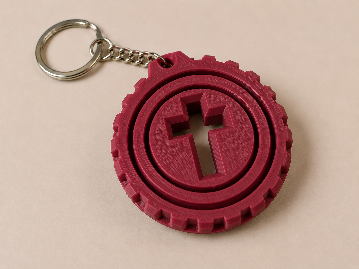 🔄 Porte-clé Gyro imprimé en 3D 🔄