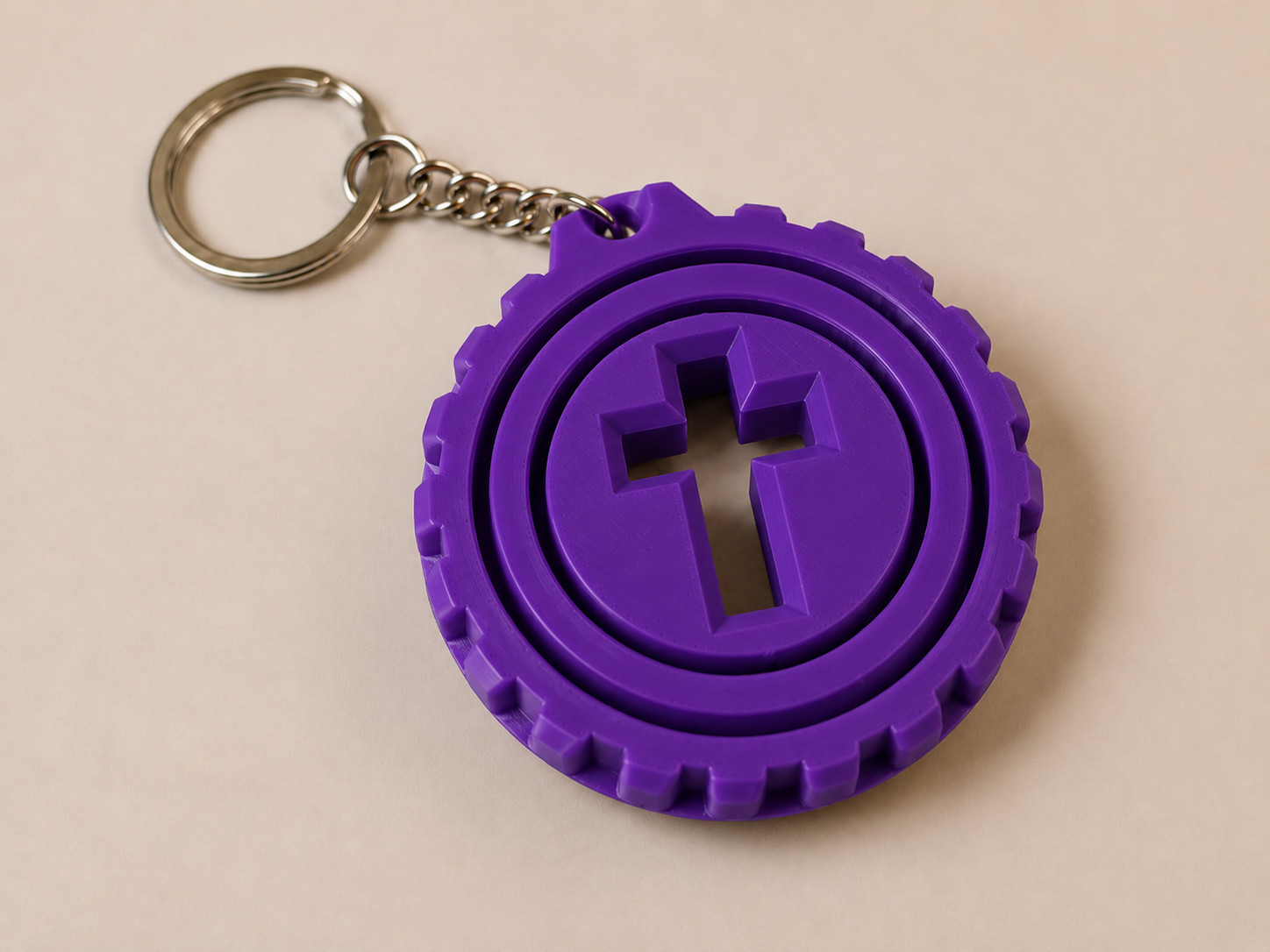 🔄 Porte-clé Gyro imprimé en 3D 🔄