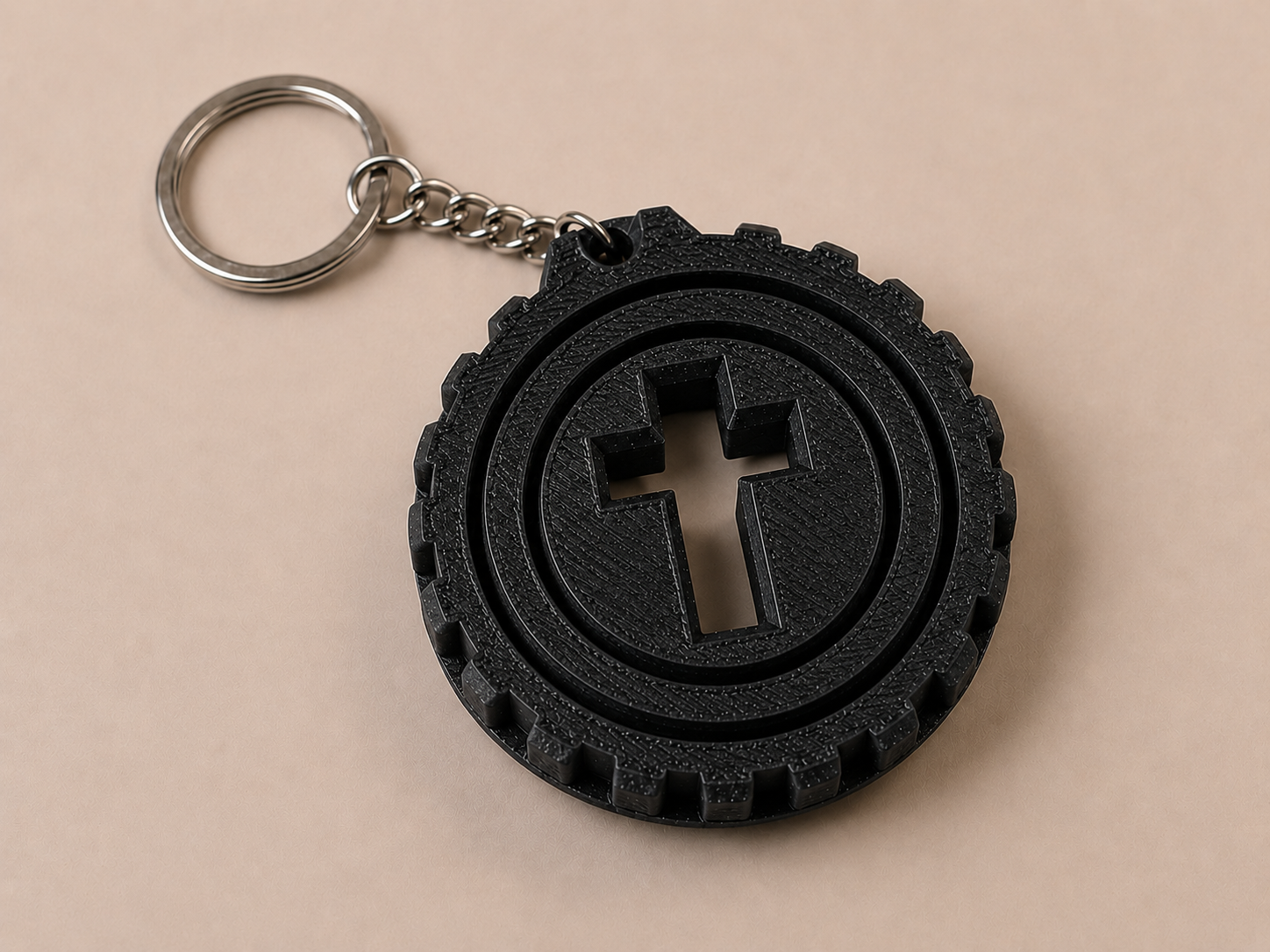 🔄 Porte-clé Gyro imprimé en 3D 🔄