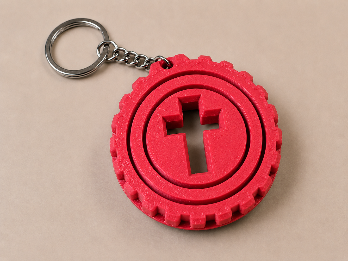 🔄 Porte-clé Gyro imprimé en 3D 🔄