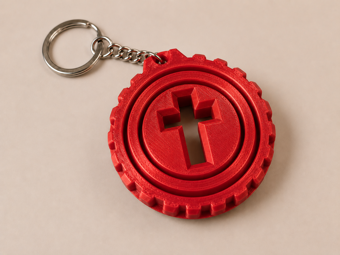 🔄 Porte-clé Gyro imprimé en 3D 🔄