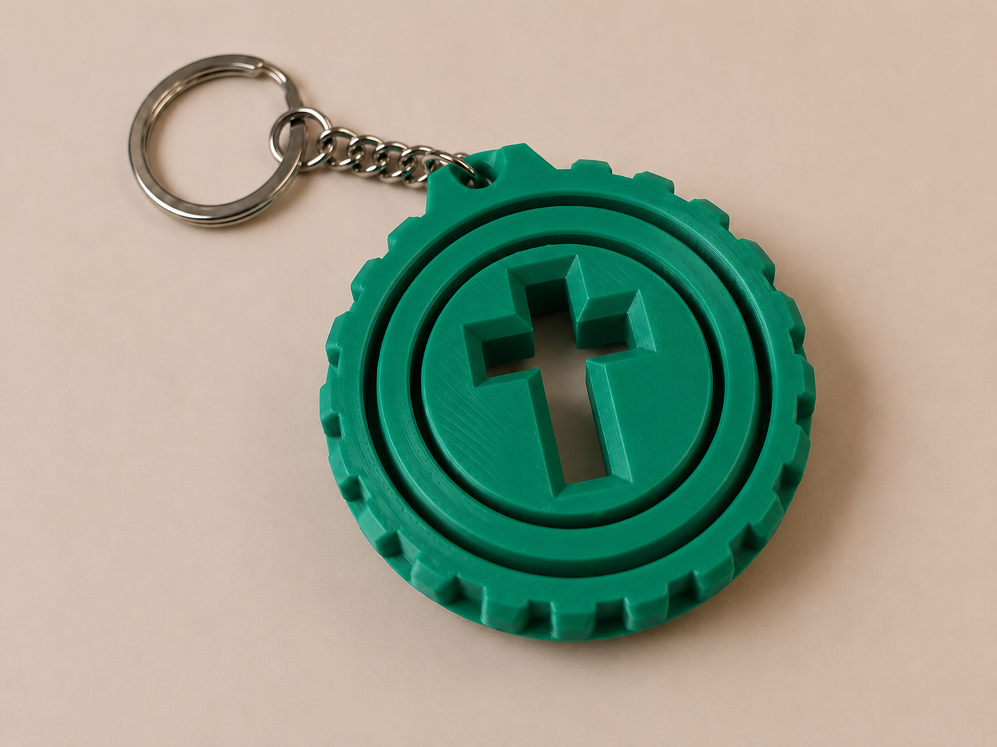 🔄 Porte-clé Gyro imprimé en 3D 🔄