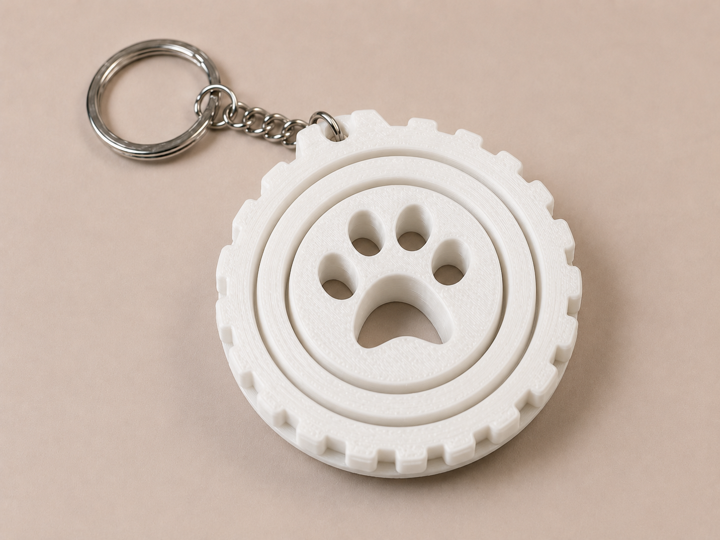 🔄 Porte-clé Gyro imprimé en 3D 🔄