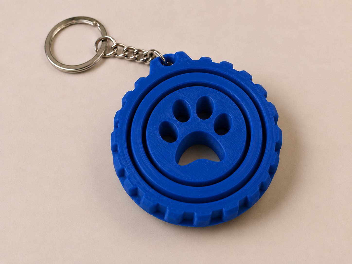 🔄 Porte-clé Gyro imprimé en 3D 🔄