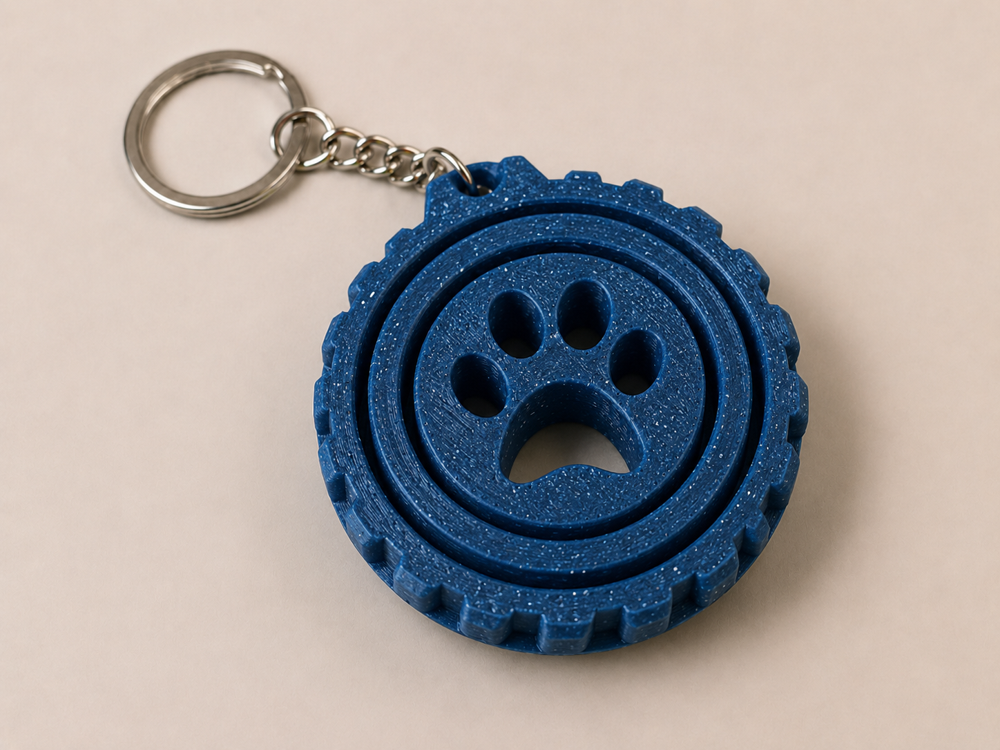🔄 Porte-clé Gyro imprimé en 3D 🔄