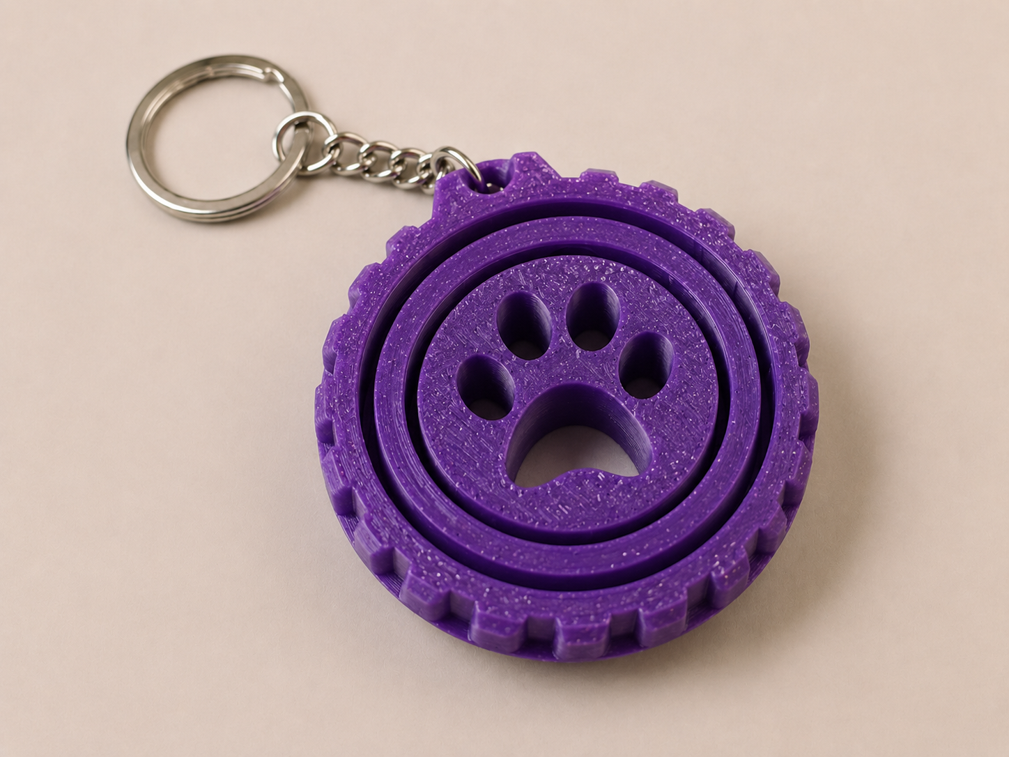 🔄 Porte-clé Gyro imprimé en 3D 🔄