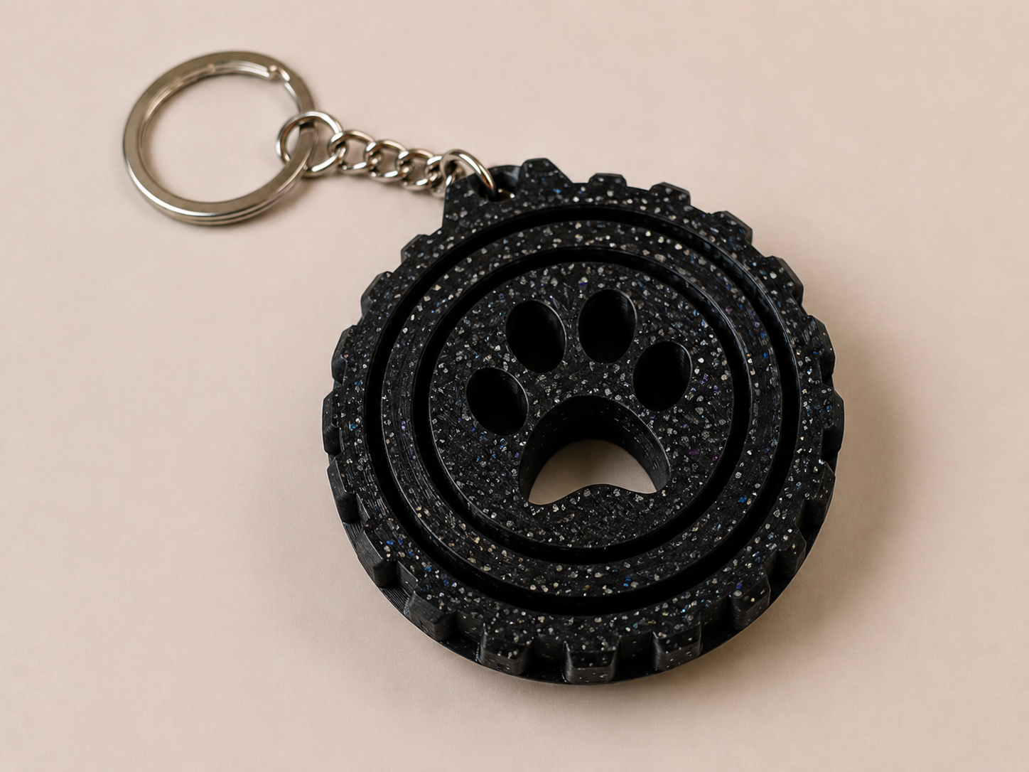 🔄 Porte-clé Gyro imprimé en 3D 🔄