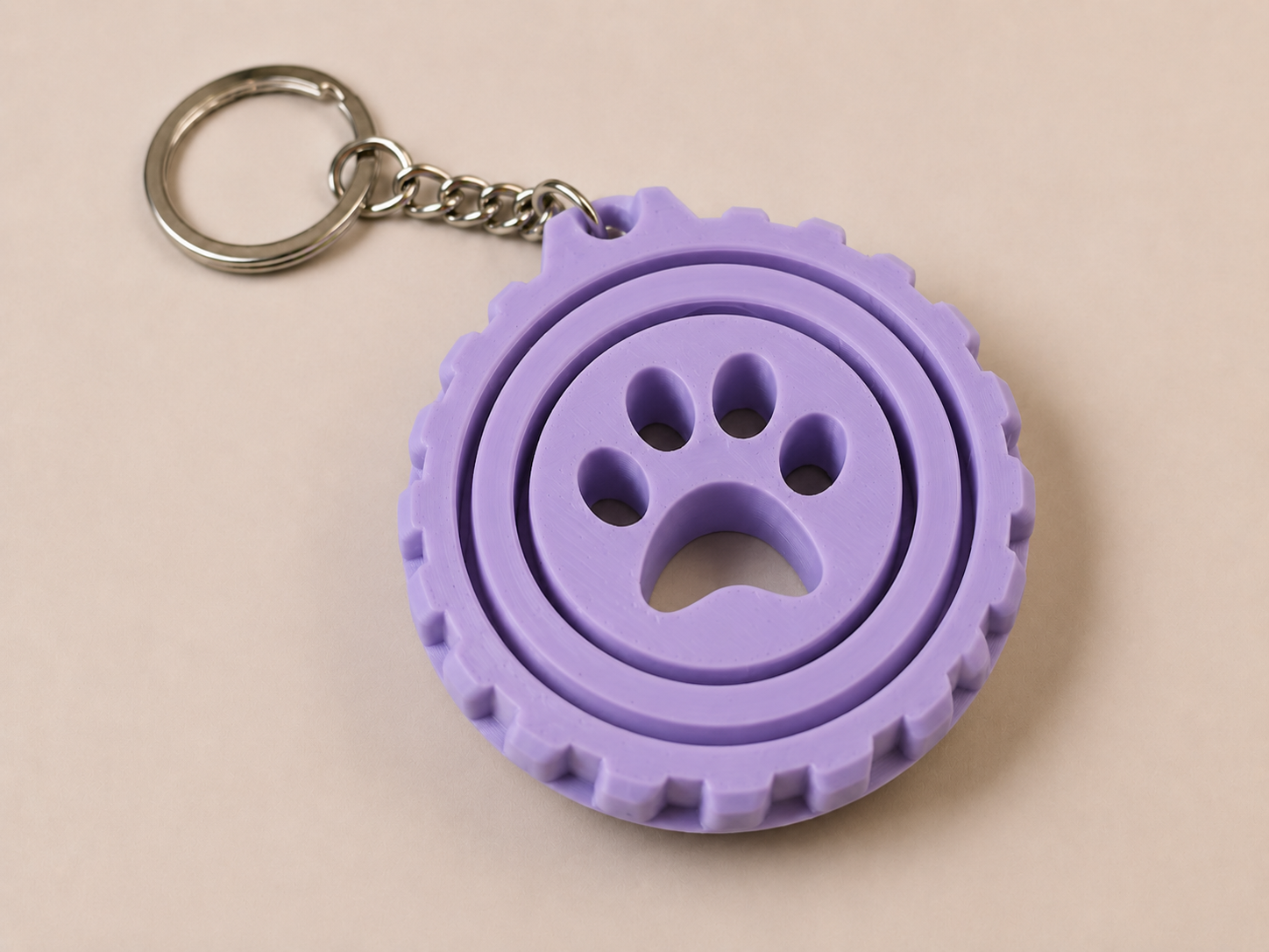 🔄 Porte-clé Gyro imprimé en 3D 🔄