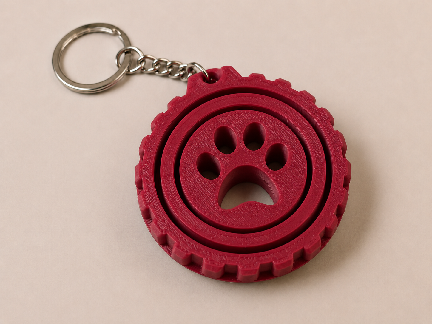🔄 Porte-clé Gyro imprimé en 3D 🔄