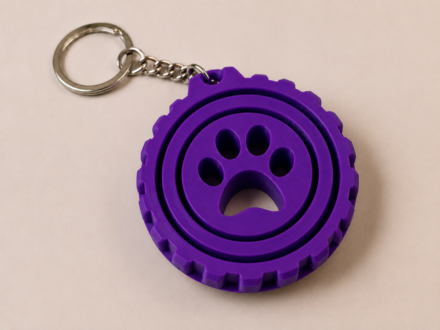 🔄 Porte-clé Gyro imprimé en 3D 🔄