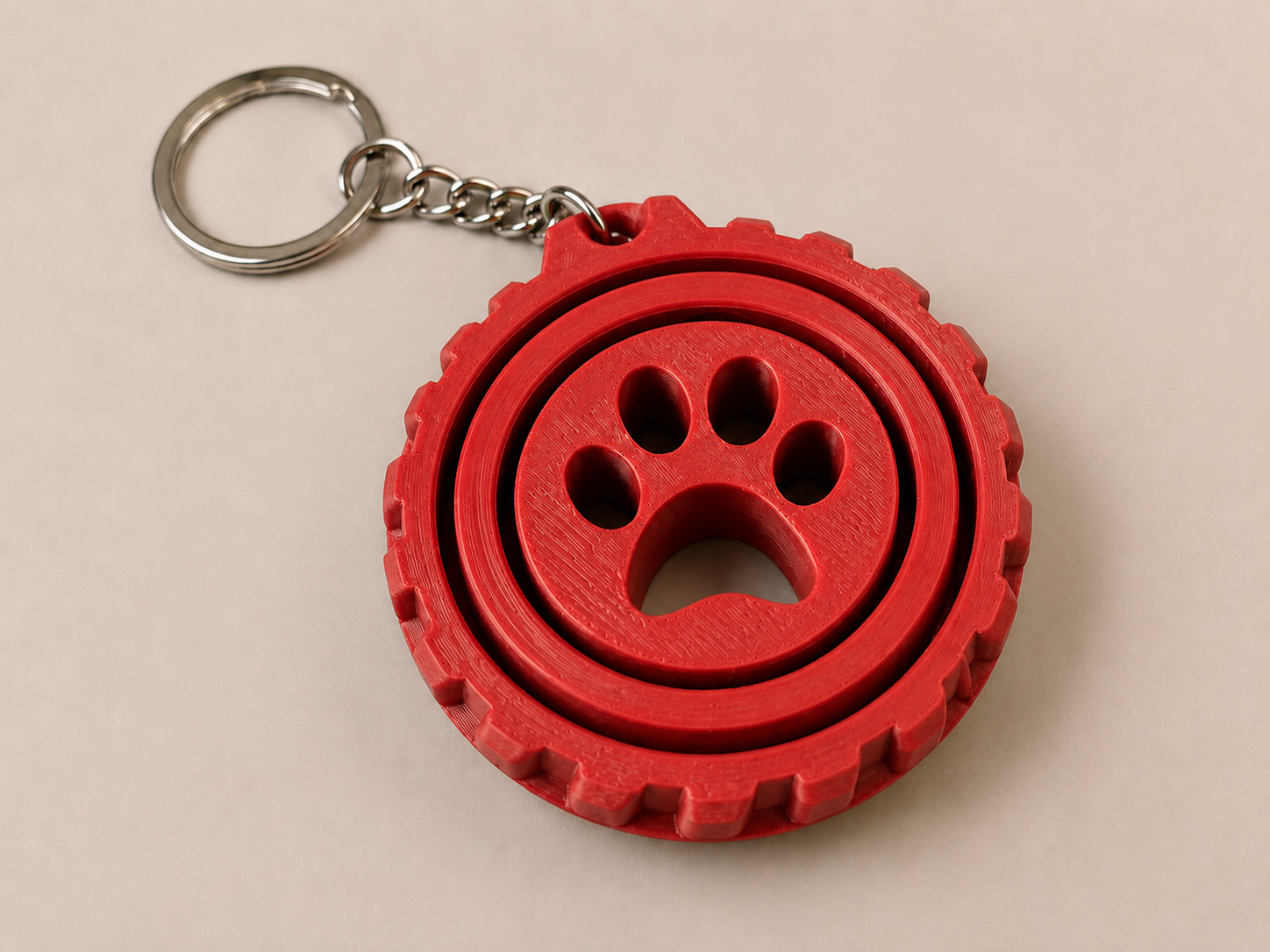 🔄 Porte-clé Gyro imprimé en 3D 🔄