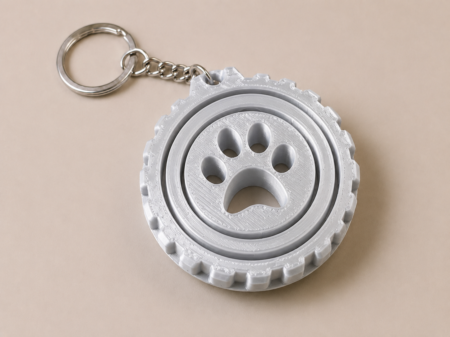 🔄 Porte-clé Gyro imprimé en 3D 🔄