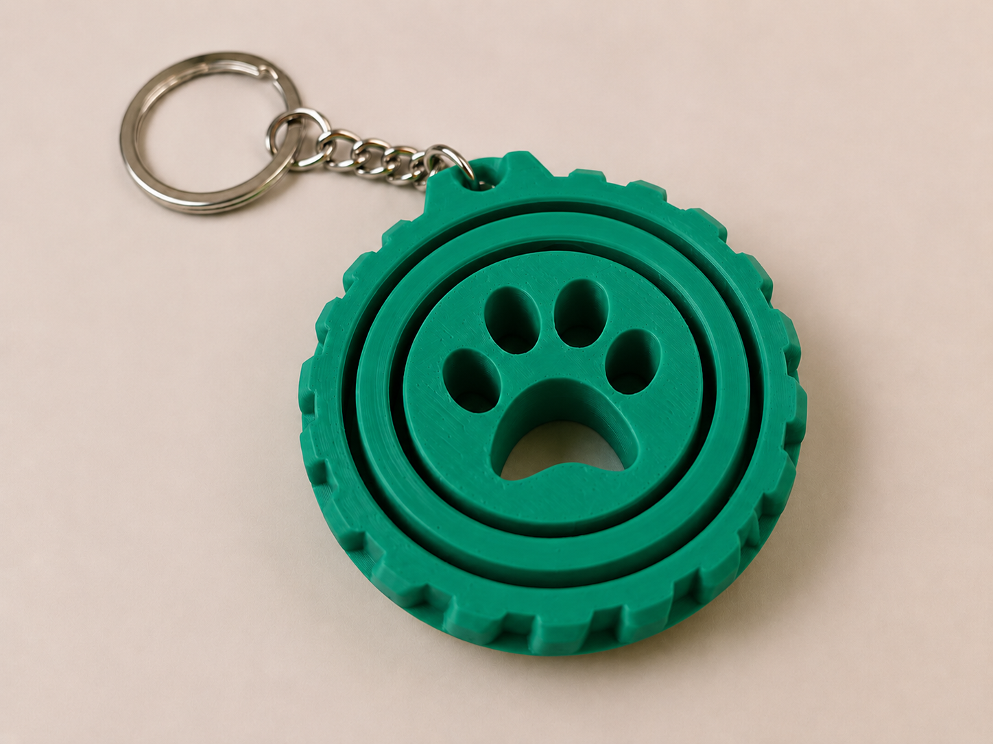 🔄 Porte-clé Gyro imprimé en 3D 🔄