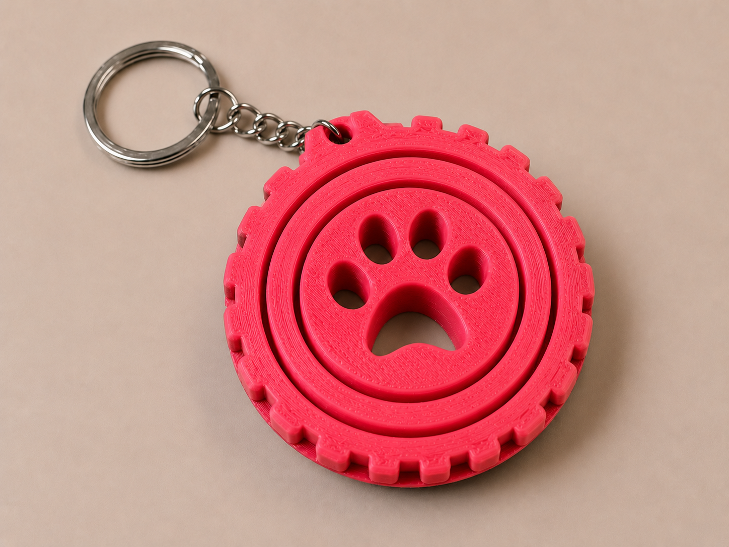 🔄 Porte-clé Gyro imprimé en 3D 🔄