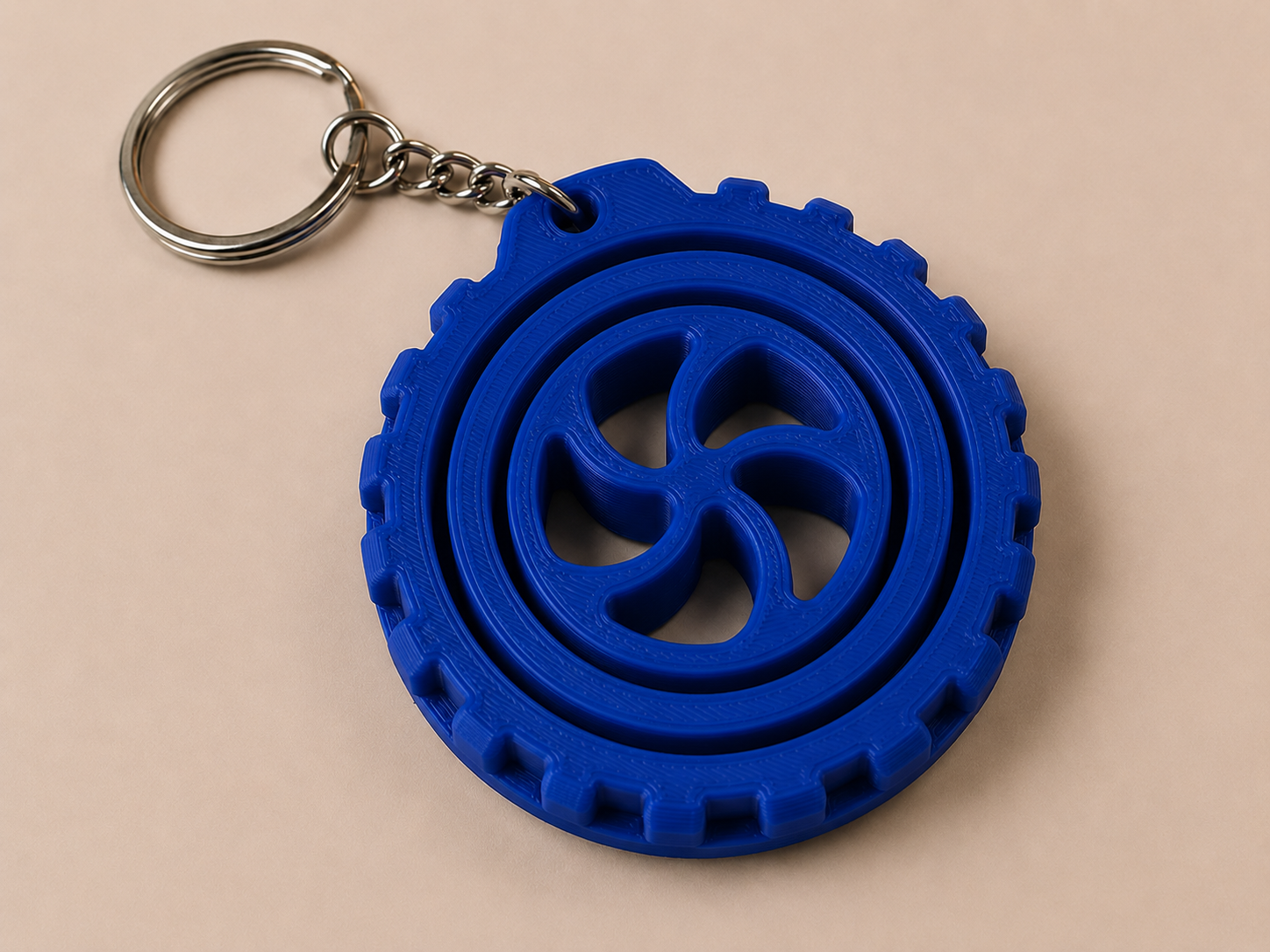 🔄 Porte-clé Gyro imprimé en 3D 🔄