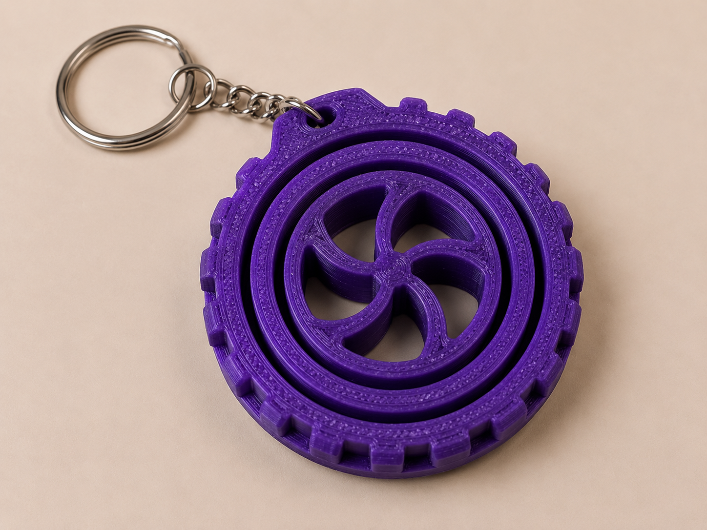 🔄 Porte-clé Gyro imprimé en 3D 🔄