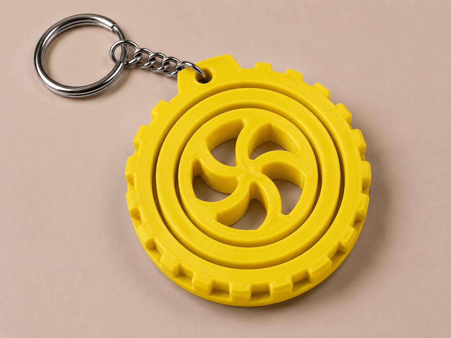 🔄 Porte-clé Gyro imprimé en 3D 🔄