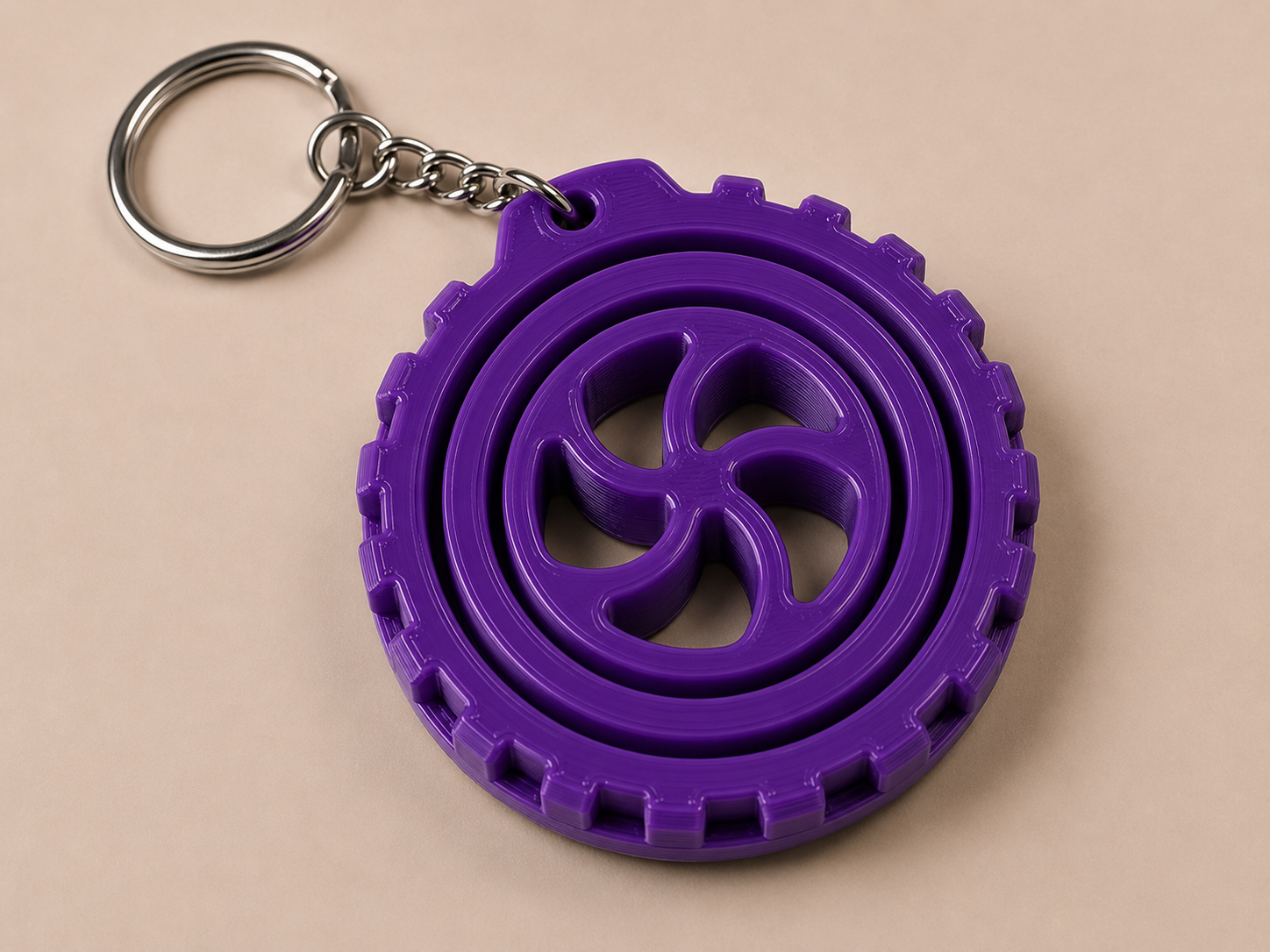 🔄 Porte-clé Gyro imprimé en 3D 🔄