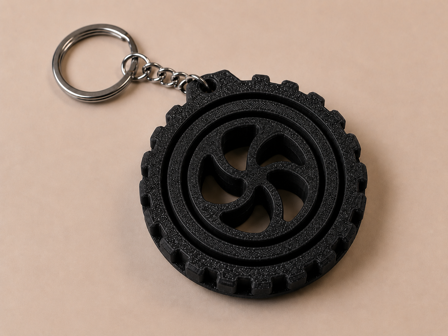 🔄 Porte-clé Gyro imprimé en 3D 🔄