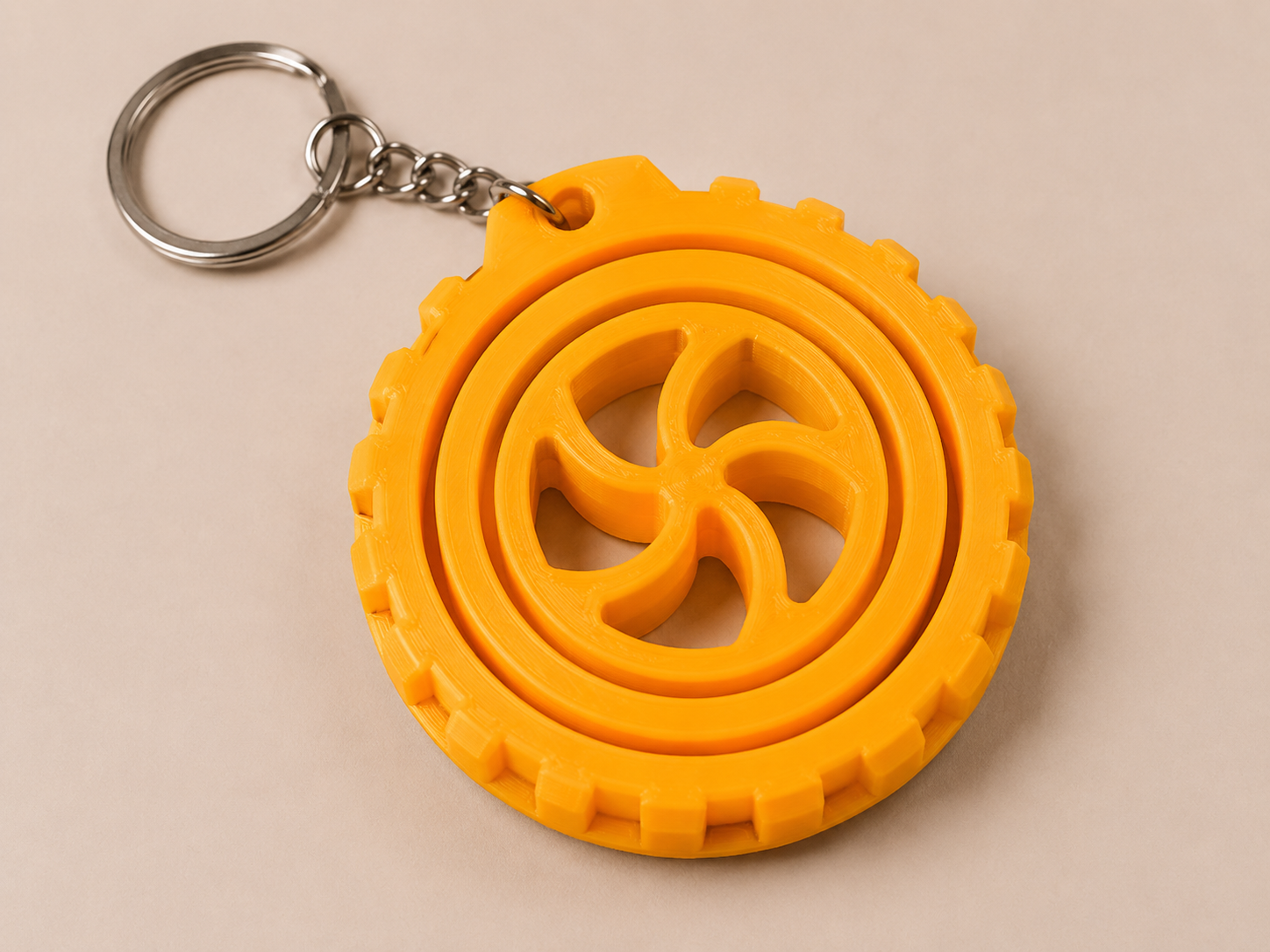 🔄 Porte-clé Gyro imprimé en 3D 🔄
