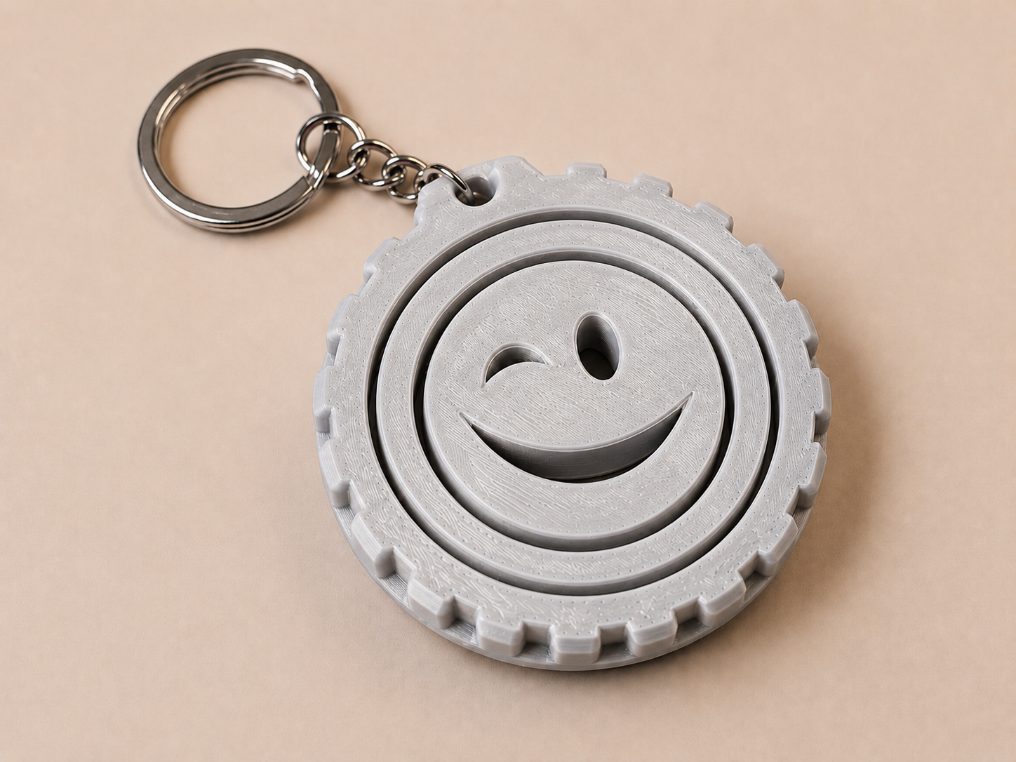 🔄 Porte-clé Gyro imprimé en 3D 🔄
