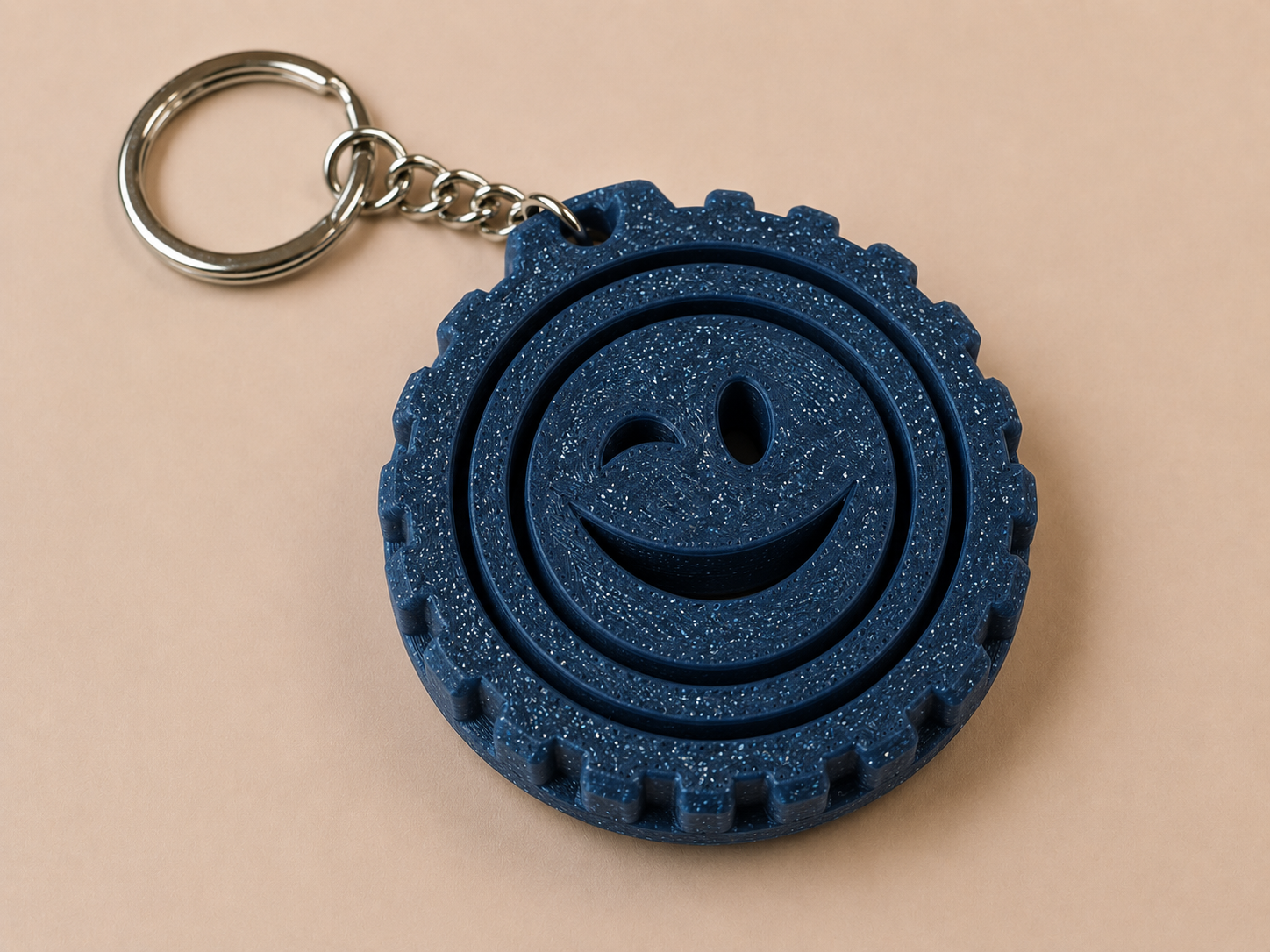 🔄 Porte-clé Gyro imprimé en 3D 🔄