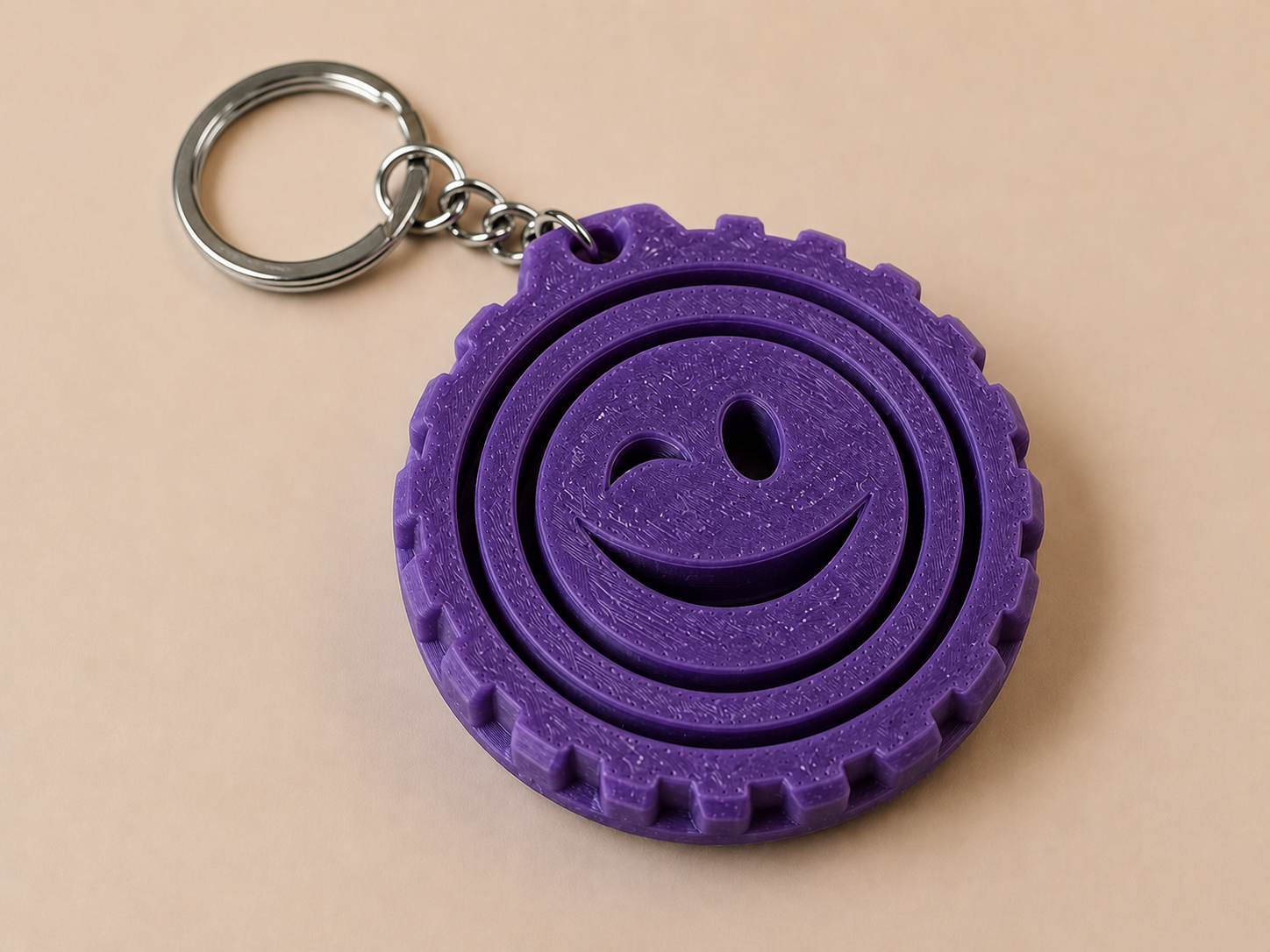 🔄 Porte-clé Gyro imprimé en 3D 🔄