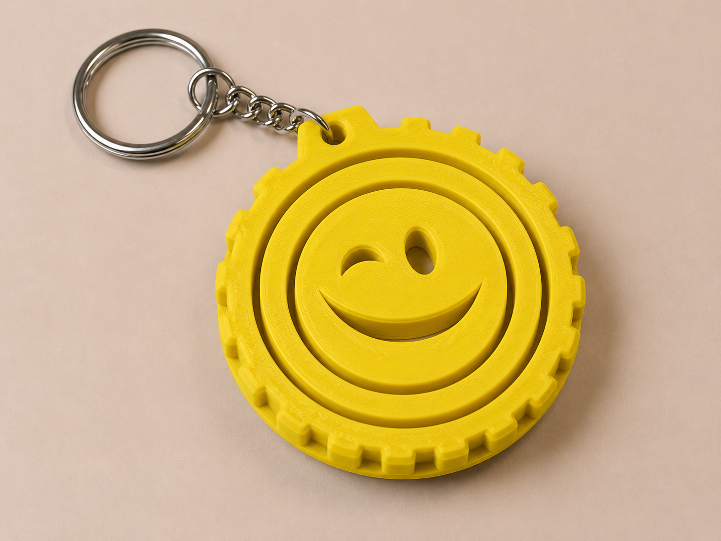 🔄 Porte-clé Gyro imprimé en 3D 🔄