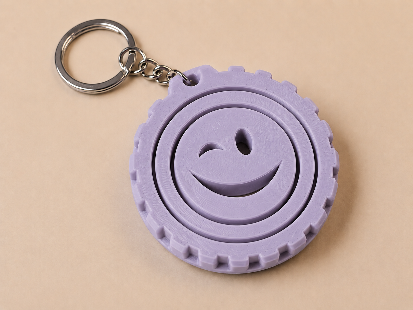 🔄 Porte-clé Gyro imprimé en 3D 🔄