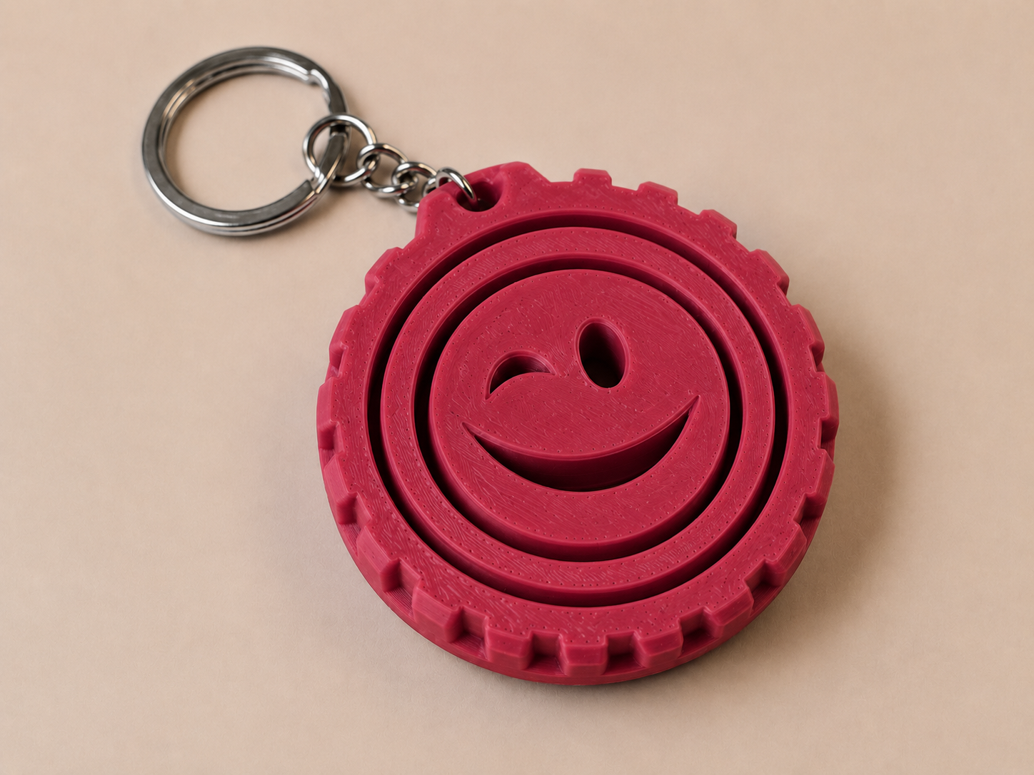 🔄 Porte-clé Gyro imprimé en 3D 🔄