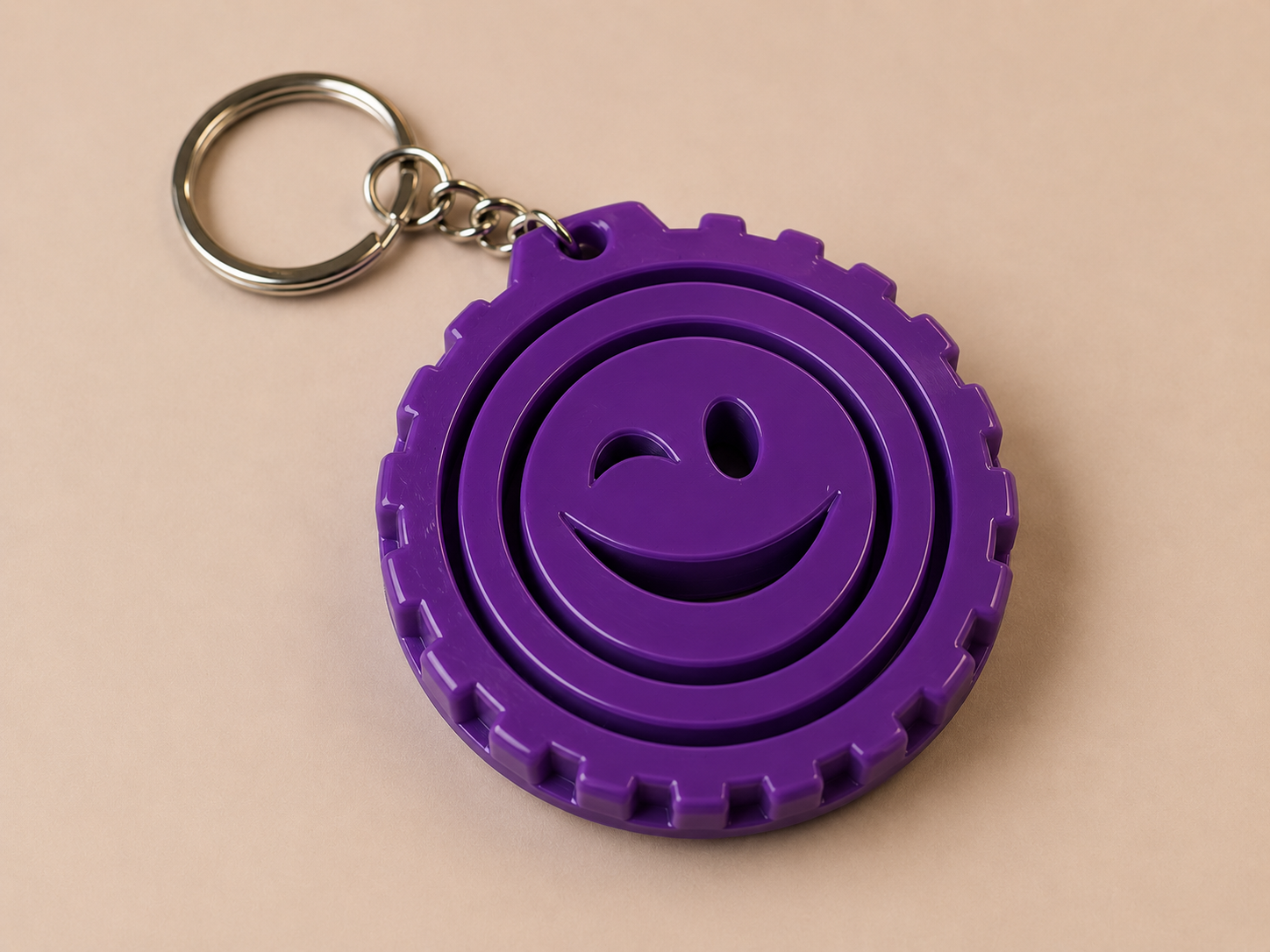🔄 Porte-clé Gyro imprimé en 3D 🔄