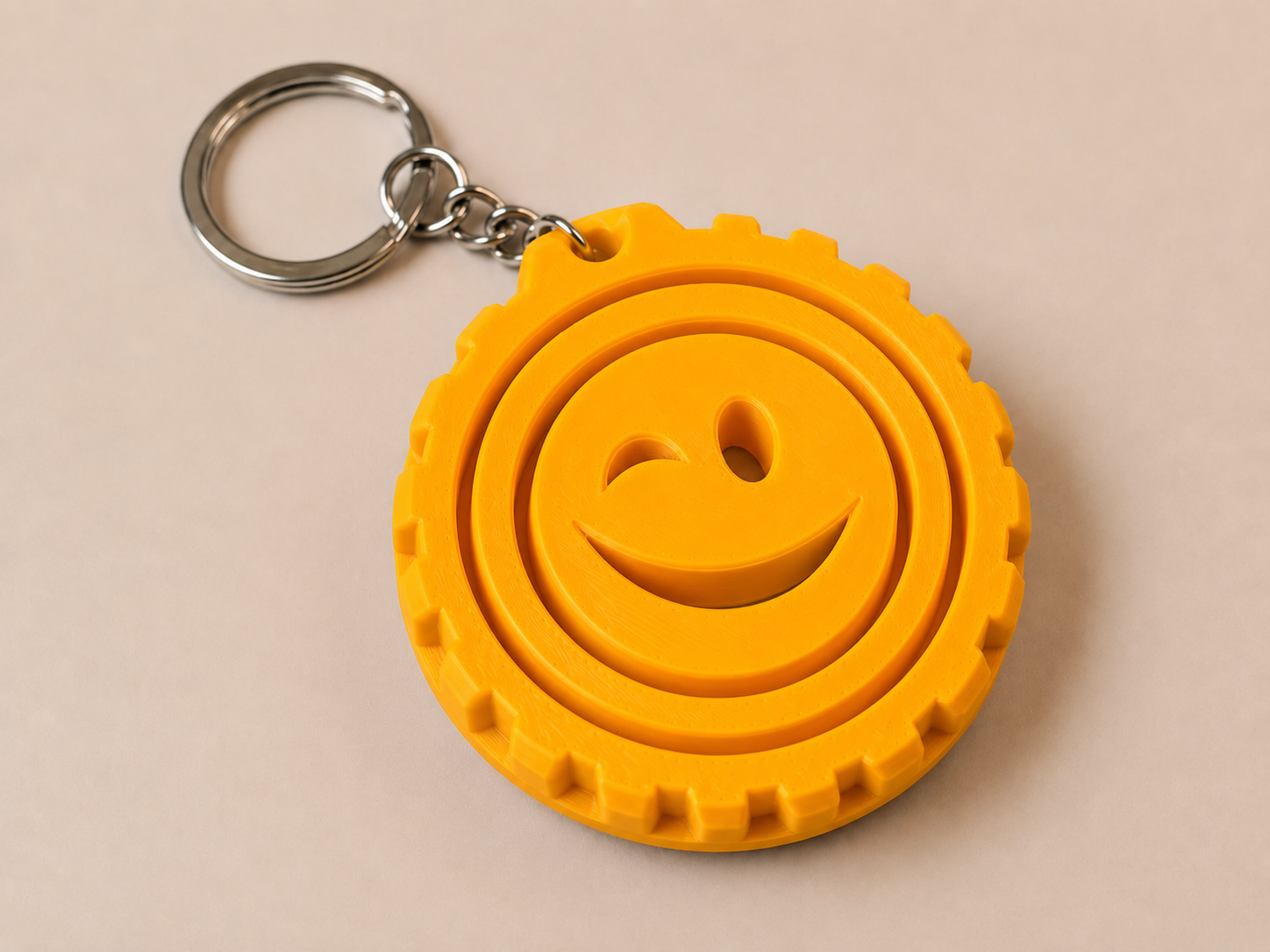 🔄 Porte-clé Gyro imprimé en 3D 🔄