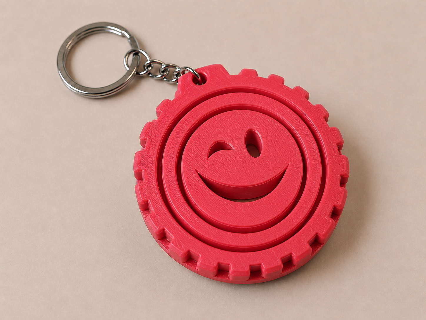 🔄 Porte-clé Gyro imprimé en 3D 🔄
