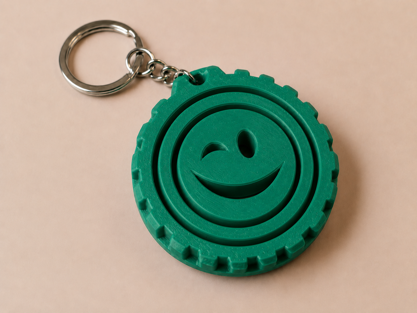 🔄 Porte-clé Gyro imprimé en 3D 🔄