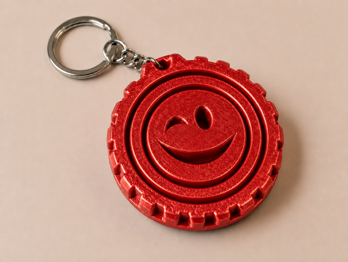 🔄 Porte-clé Gyro imprimé en 3D 🔄
