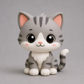 ✨ Chaton Kawaii imprimé en 3D ✨